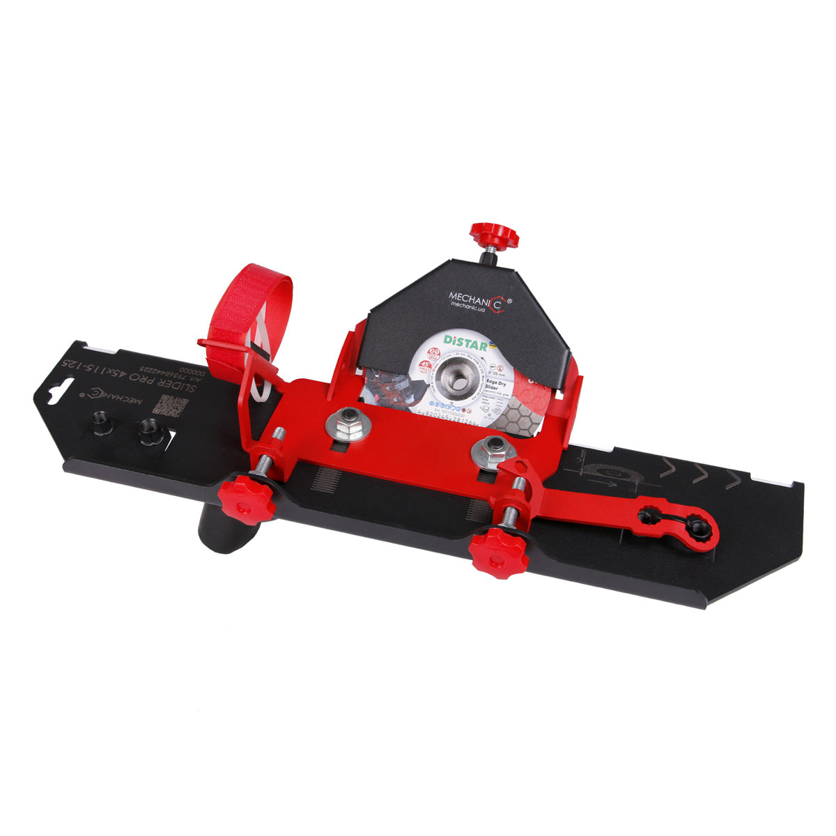 SLIDER 45 PRO guide for 45° cutting with angle grinder