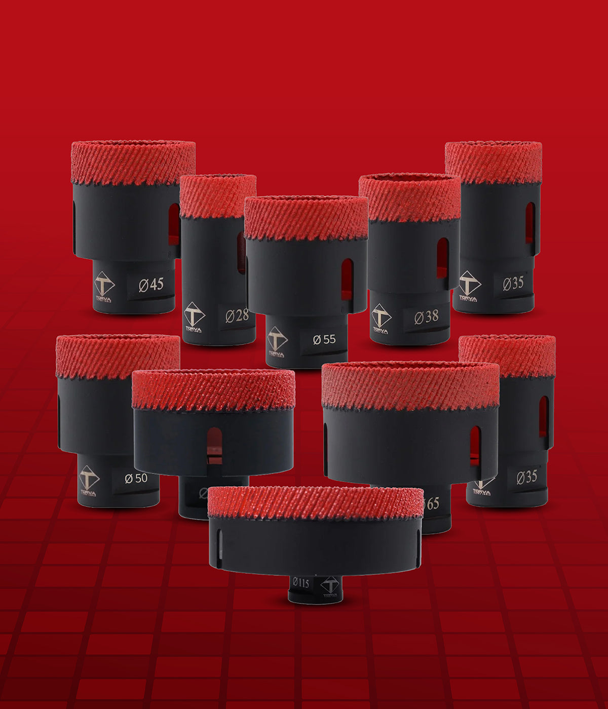 diamond tile hole cutters