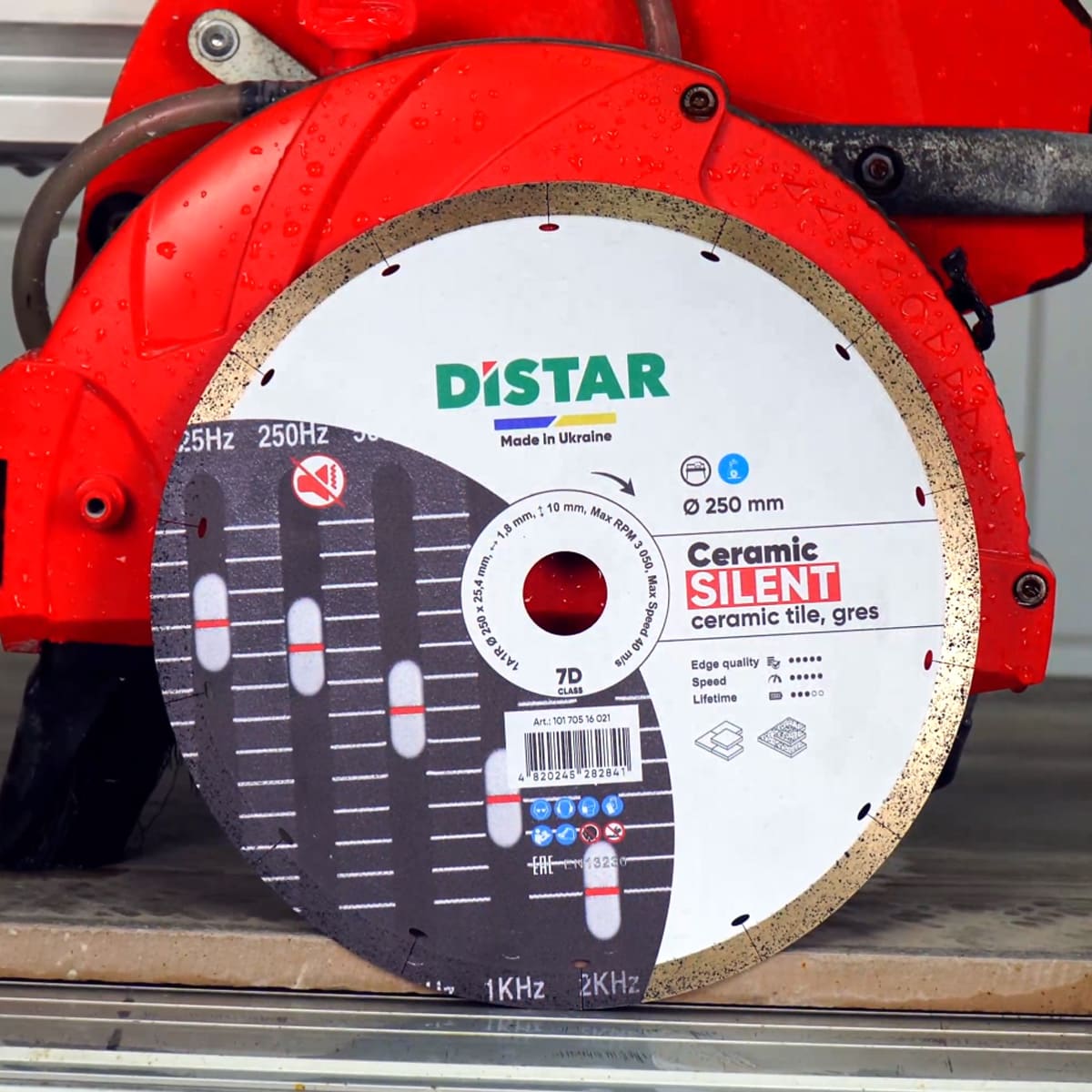 Distar Porcelain Silent Diamond Cutting Blade 1A1R 230mm x 25.4mm