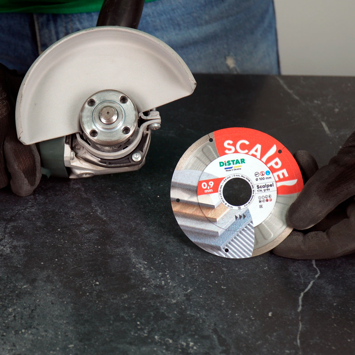 Scalpel Diamond Cutting Blade Distar 101mm x 22.23mm