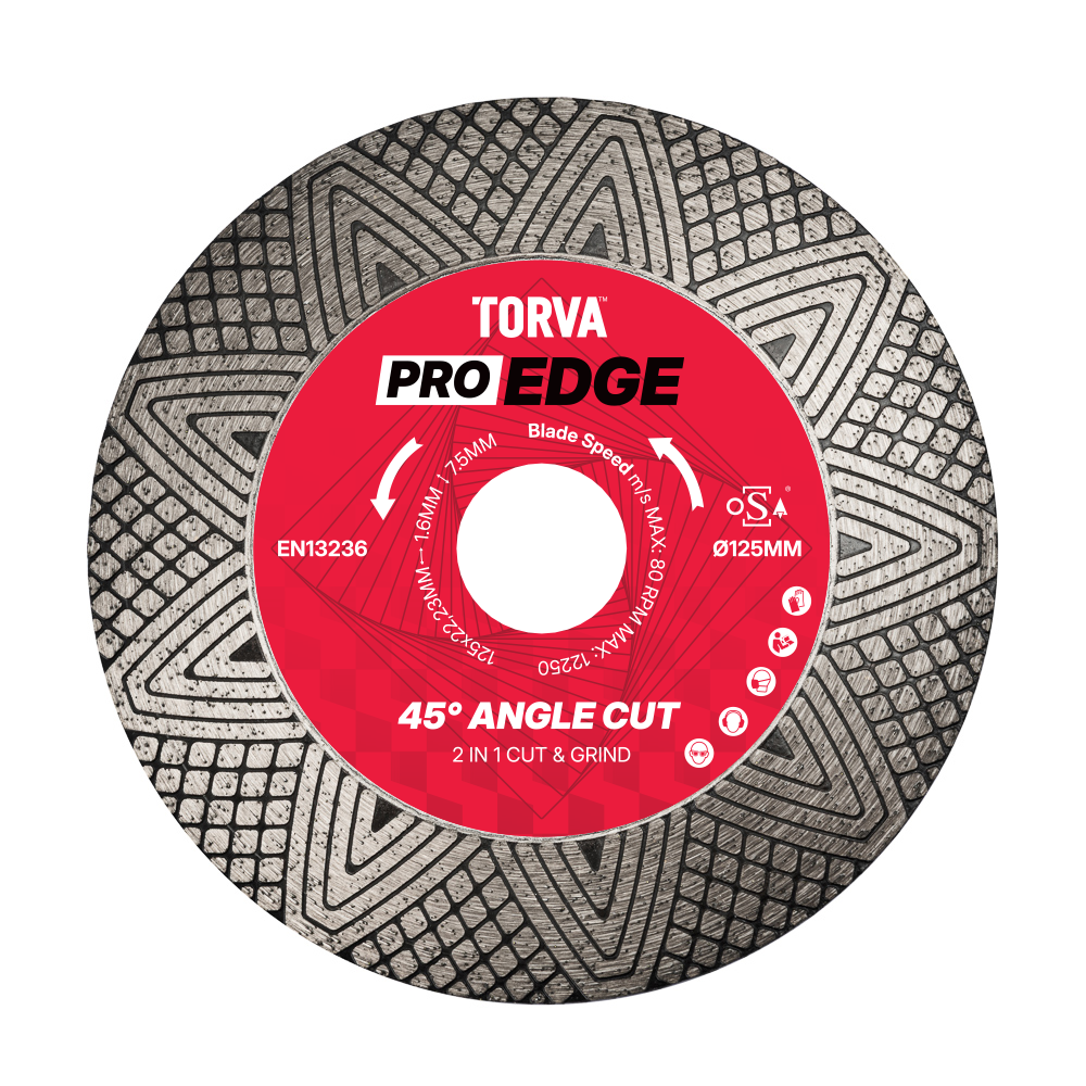 TORVA Mitre Edge Diamond Blade 115mm x 22.23mm
