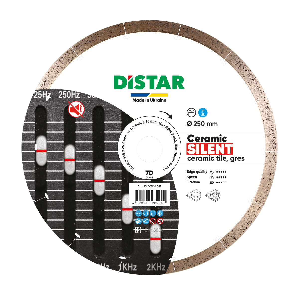 Distar Porcelain Silent Diamond Cutting Blade 1A1R 200mm x 25.4mm