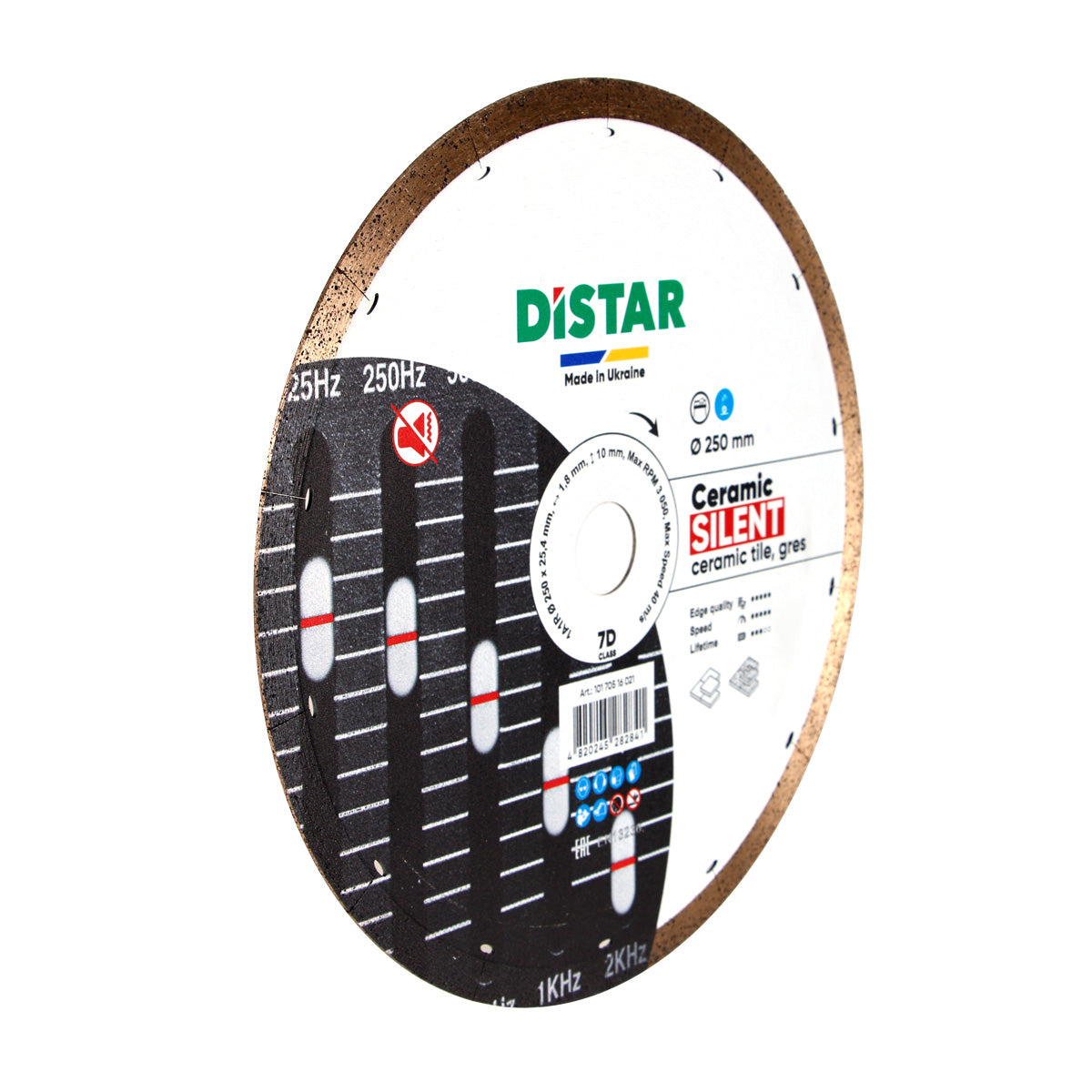 Distar Porcelain Silent Diamond Cutting Blade 1A1R 200mm x 25.4mm