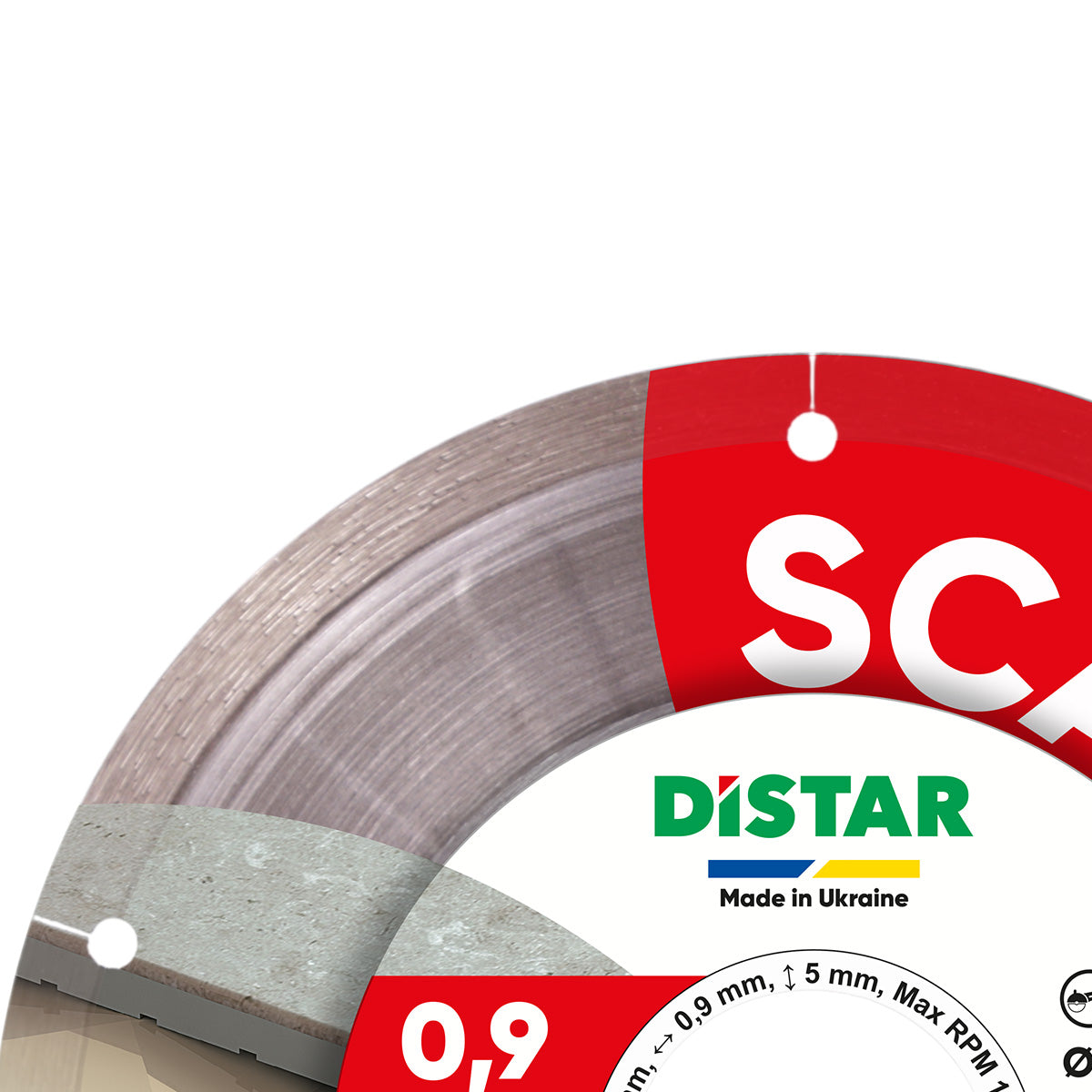 Scalpel Diamond Cutting Blade Distar 101mm x 22.23mm