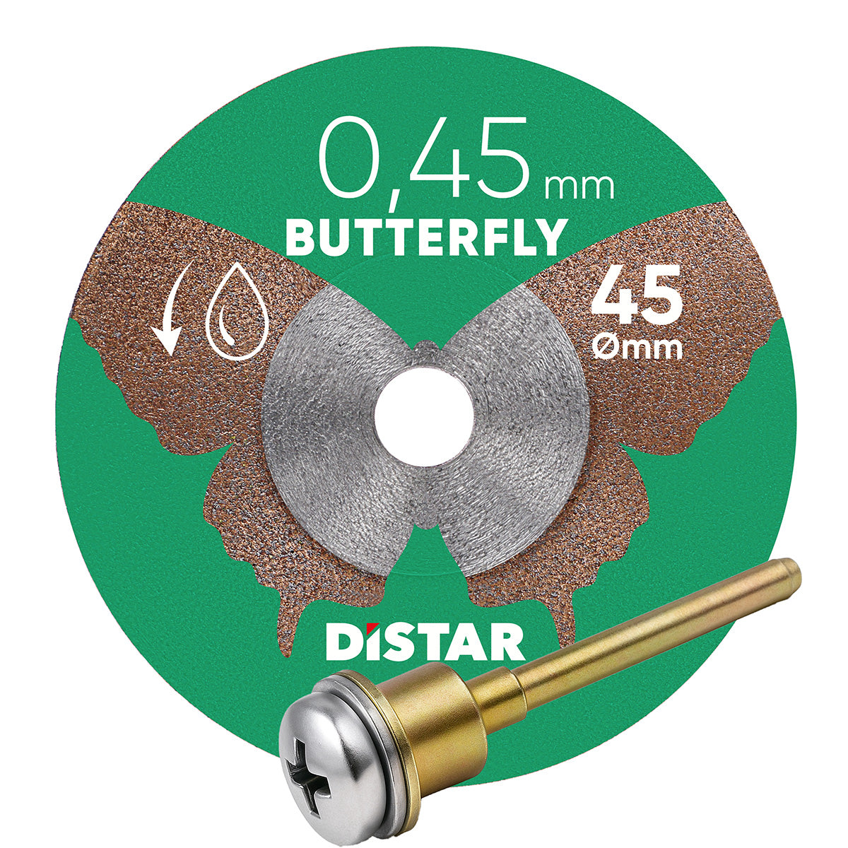 Distar Butterfly Diamond Cutting Blade 45mm for Proxxon Mini Grinders